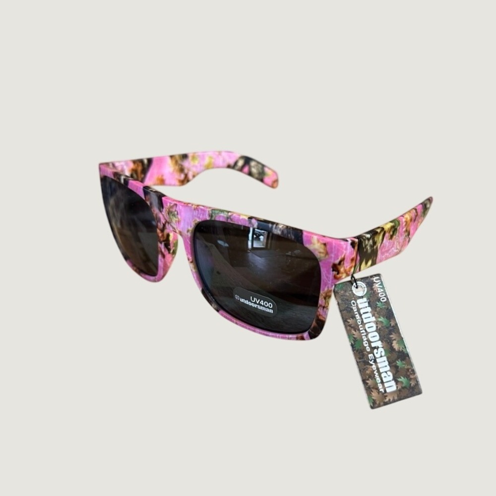 Outdoorsman Pink Camo Classic Polarized Camouflage Sunglasses NEW